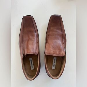 Steve Madden Brown Leather Loafers Men’s 10.5